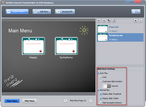 ImTOO Convert PowerPoint to DVD Business