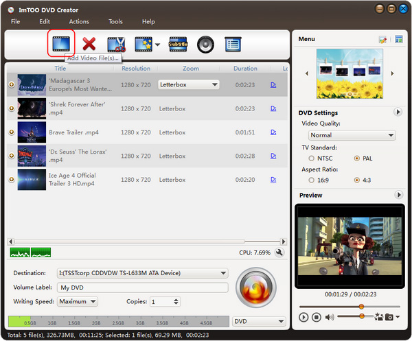 FLV to DVD Converter