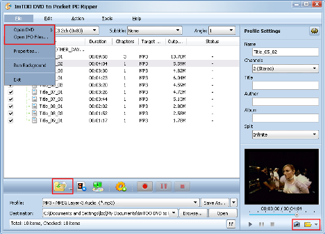 ImTOO DVD to Pocket PC Ripper Guide - Add DVD