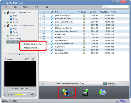 MKV to iPad Guide - Load files