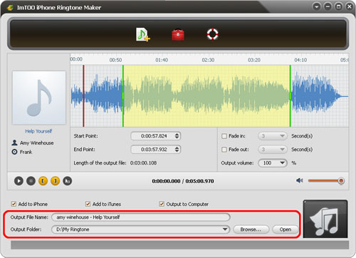 ImTOO iPhone Ringtone Maker
