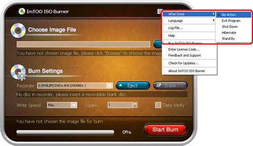 ImTOO ISO Burner