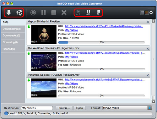 ImTOO Youtube Video Converter for Mac