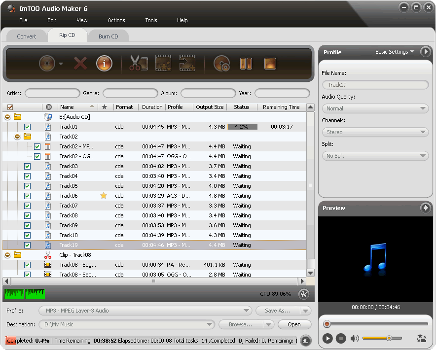 ImTOO audio maker 6