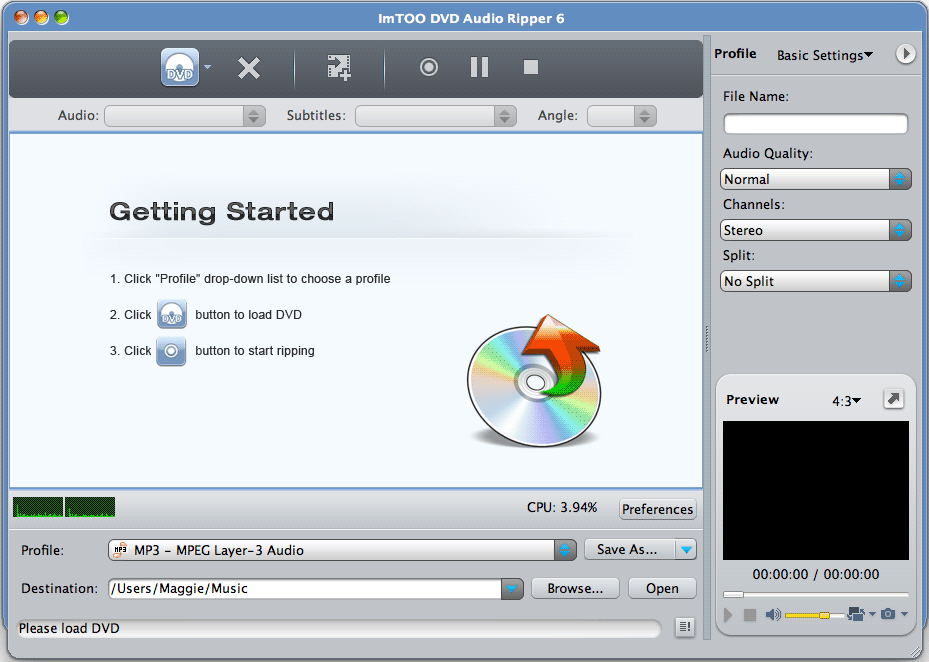 ImTOO DVD to Audio Converter for Mac